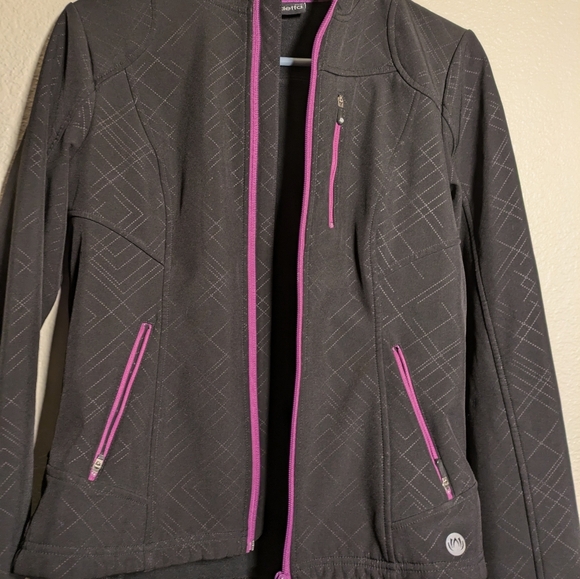 Mondetta Women's Black Jacket with Pink Accents Size Medium - Picture 6 of 8